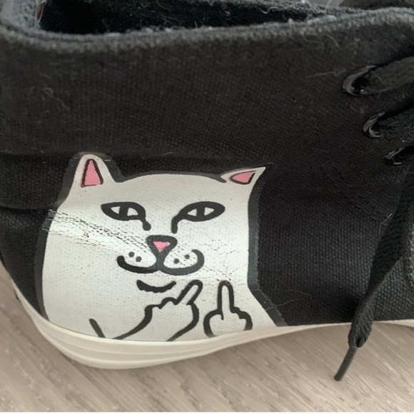 RipnDip Lord Nermal High-Top Shoes (Black) Sz 10 minor wear and tear - Picture 3 of 4